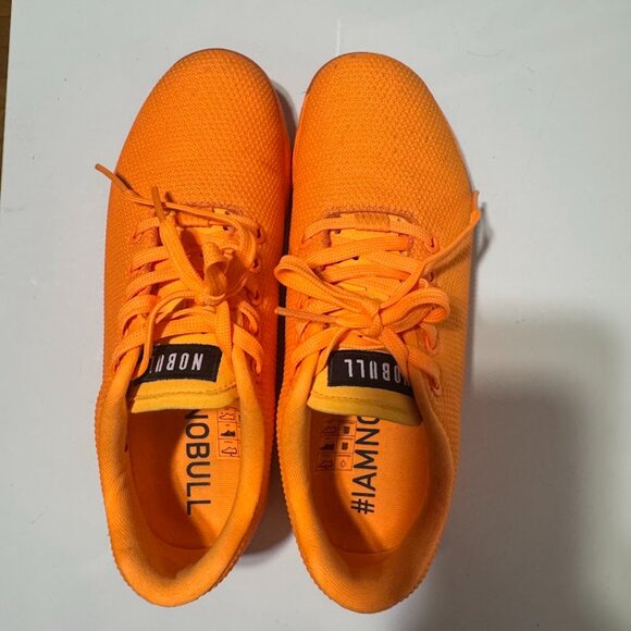 NOBULL Neon Orange Trainers - Picture 3 of 8